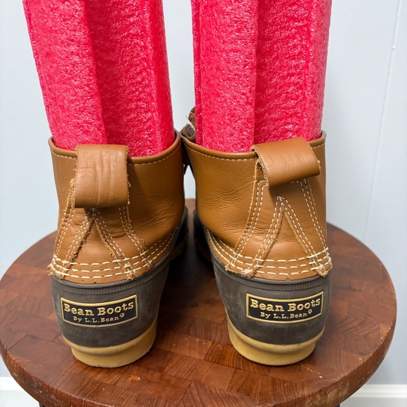 L.L. Bean Duck Bean Women"s Waterproof Top Leather Lace up Size 10.5 - Picture 5 of 10